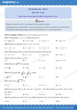 Đề thi học kì 1 Toán 9 - Đề số 3